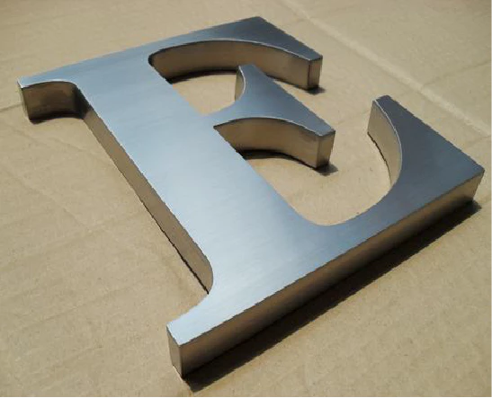 stainless steel letter