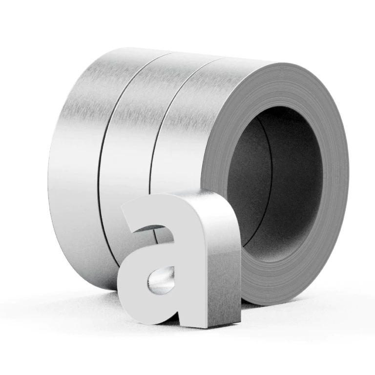 silver channel letter coil