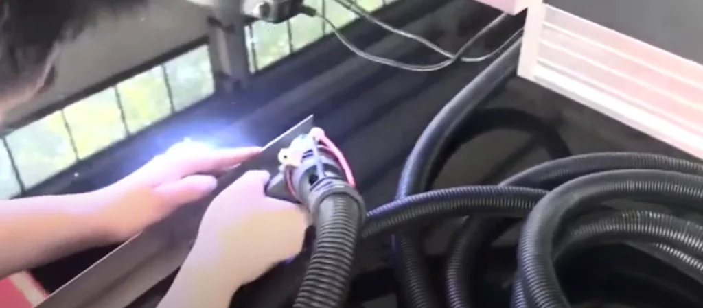 laser welder with hand gun