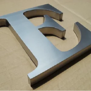 stainless steel letter